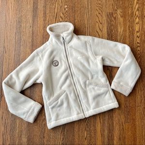 Patagonia Synchilla Cream New Belgium Zip Coat RARE